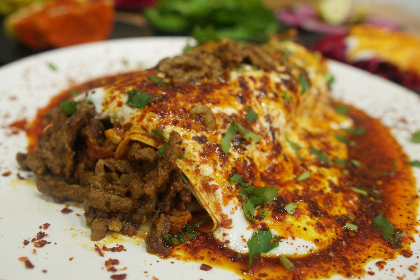 Yoğurtlu Et Tantuni